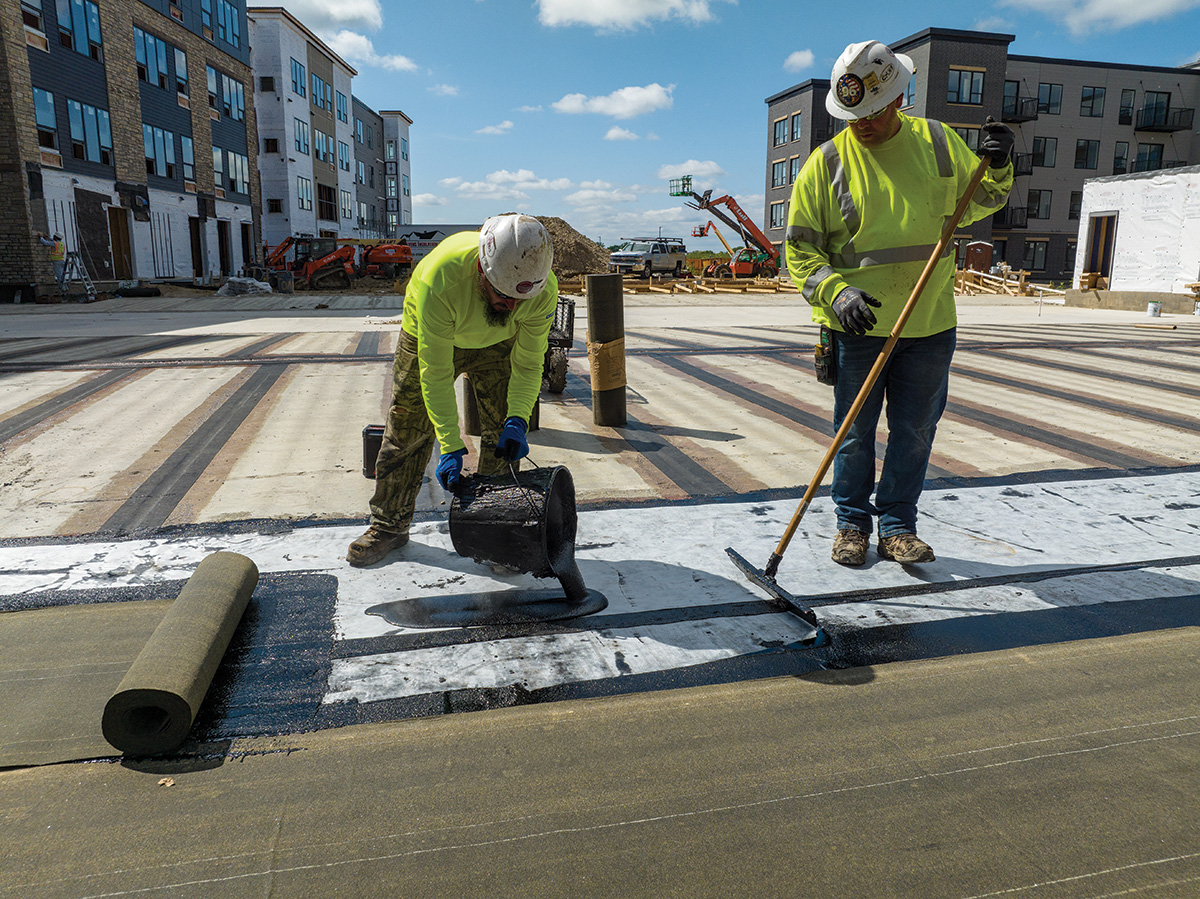 Hot-Applied Rubberized Waterproofing Membrane
