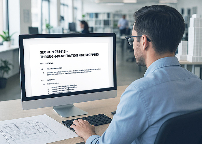 Display Image for Course: Firestop Specifications