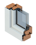 Clad-Wood Tilt-Turn Window