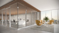 Klarity Freestanding Glass Partition